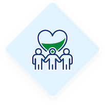 Individual & Family Health Insurance Icon.